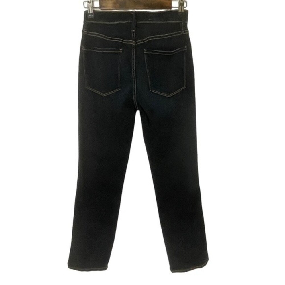Frame Denim Blue Jean Le Sylvie Slender Straight Cabana Split Hem - Picture 10 of 10